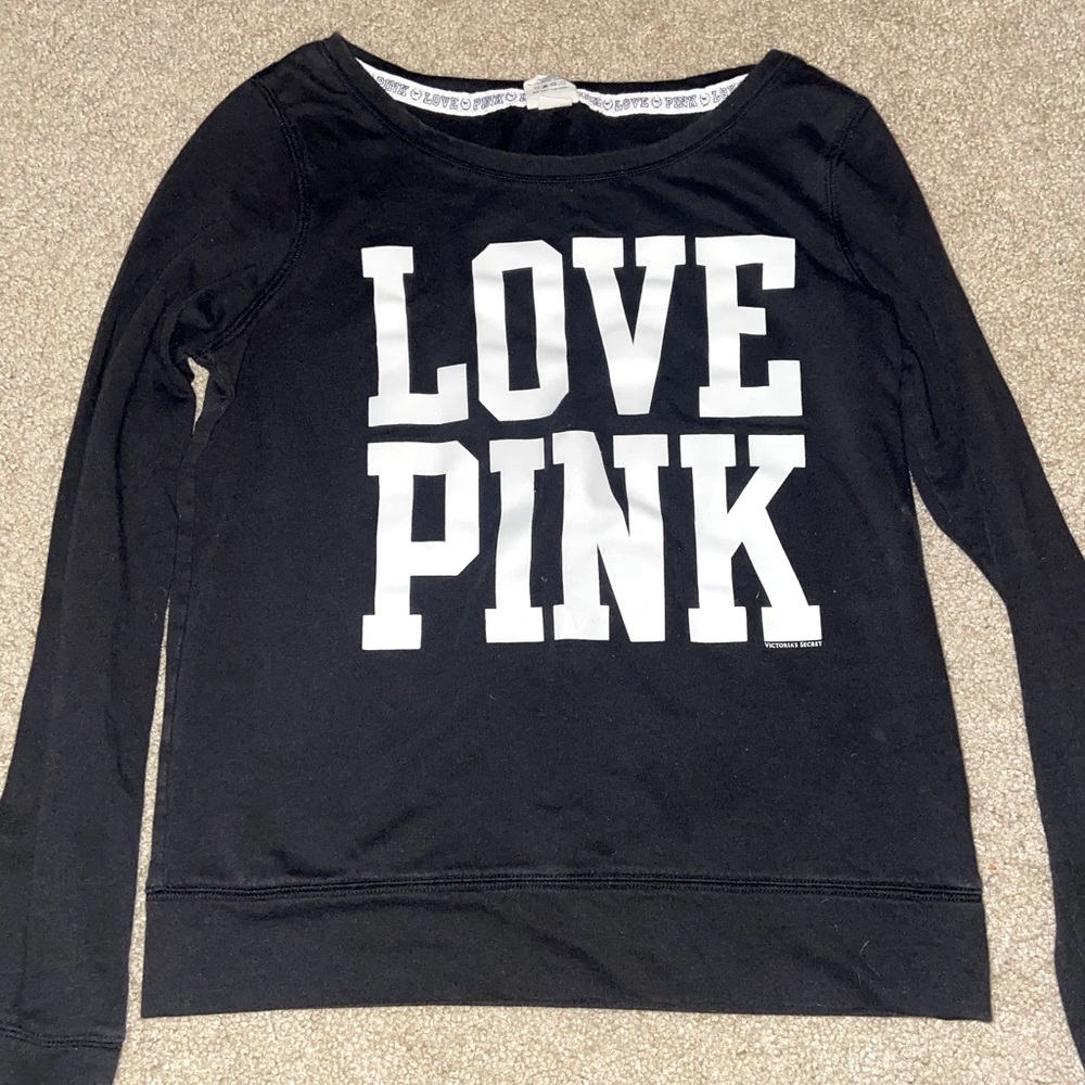 Black Victoria’s Secret hoodie SMALL